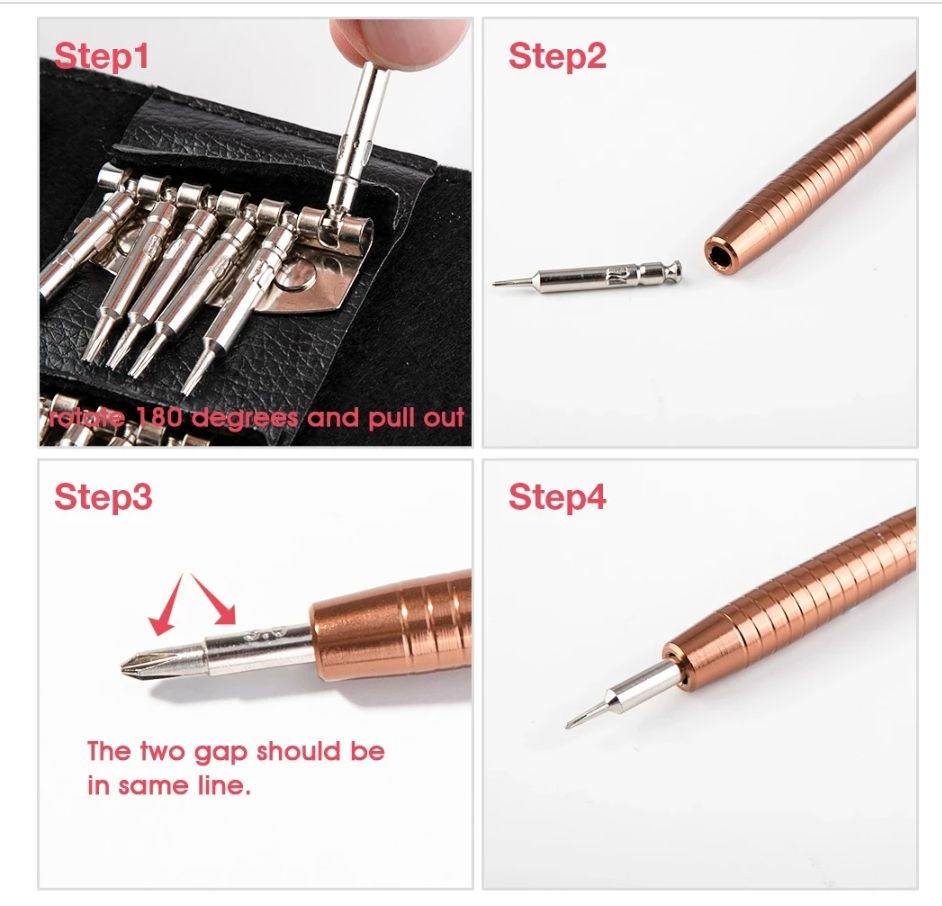 Mini Precision Screwdriver Set 25 In 1 Repair Tools Kit For IPhone Camera Watch Tablet PC
