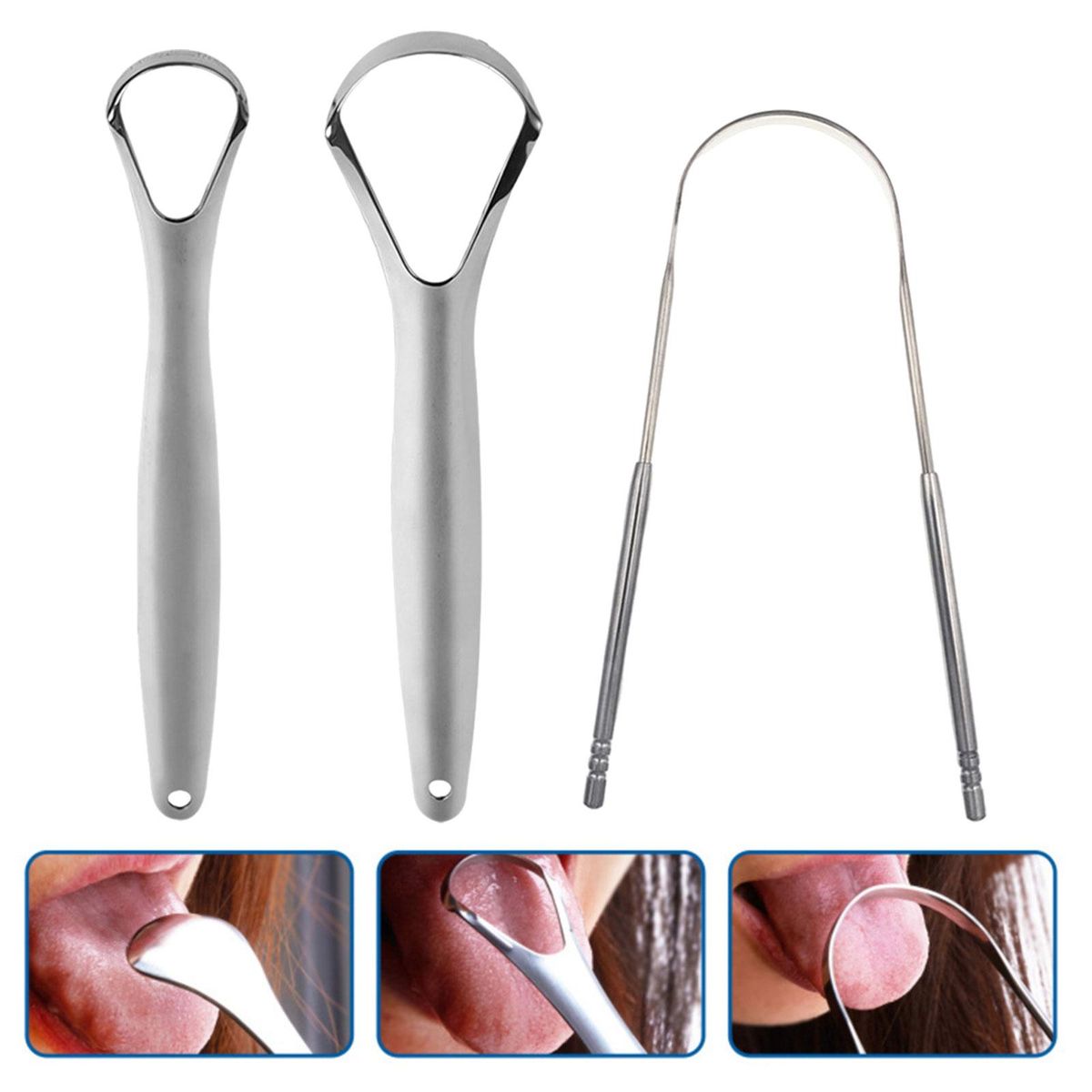 Scraper Set Stainless  Brush For Oral