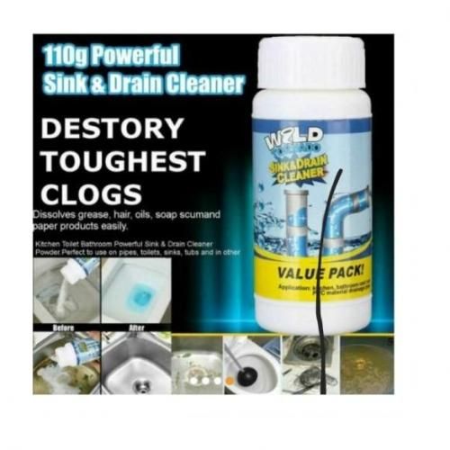 Effective TOILET AND KITCHEN,Sink Drain Cleaner, Pipe Flush