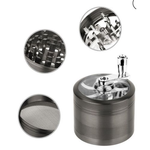 Magnetic Herb Weed Grinder 4 Part Tobacco Crusher. Big Size