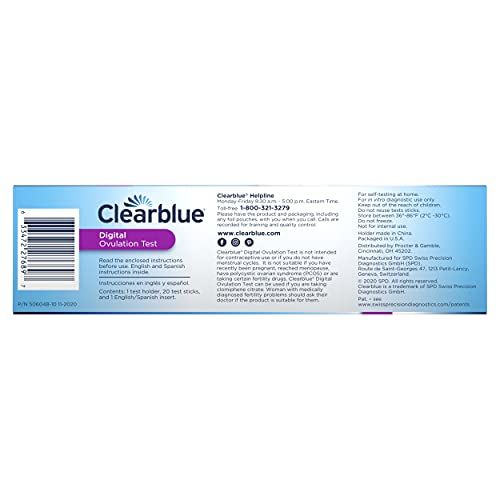 Clearblue Digital Ovulation Test Kit - 20 Kits