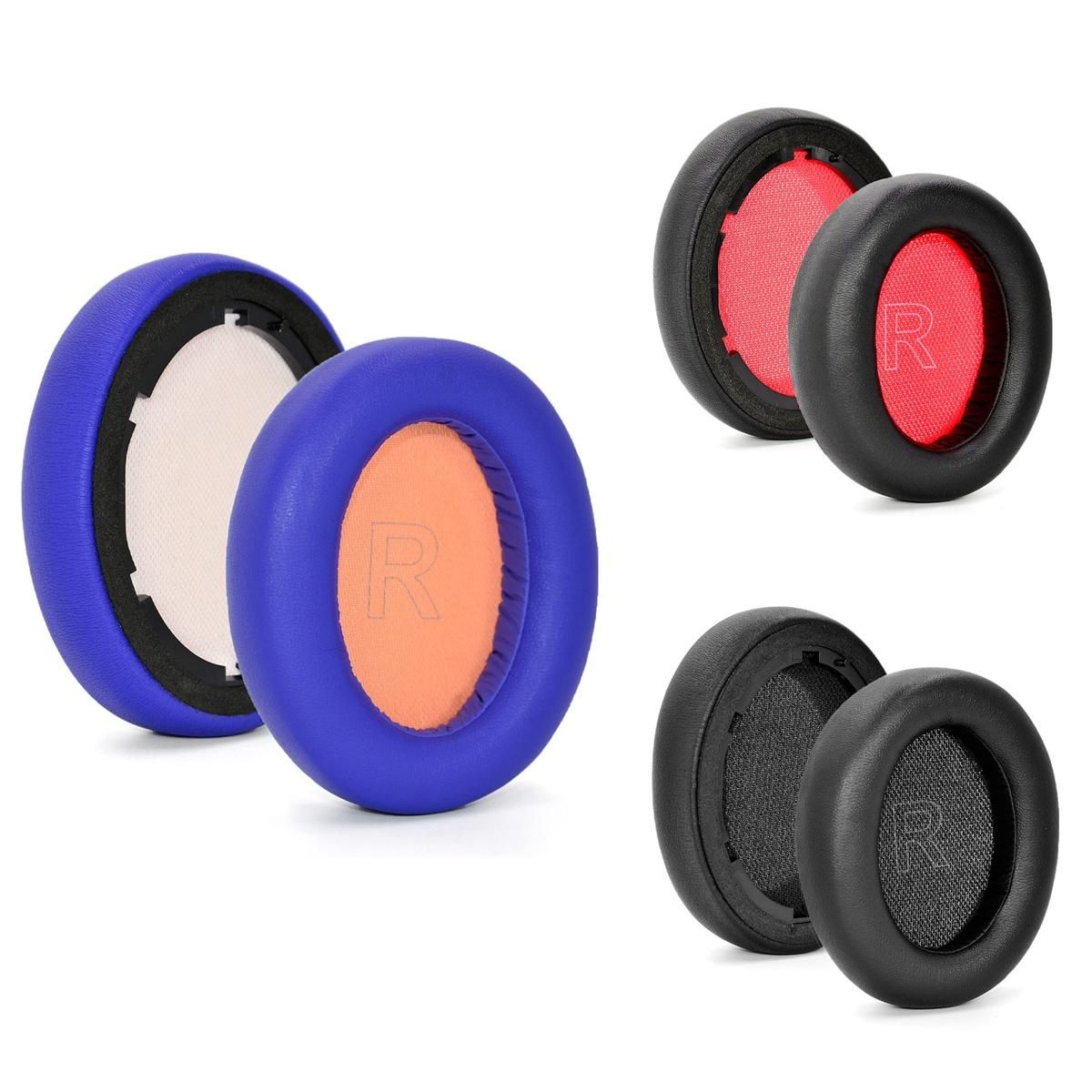 Replacement Ear Cushion Foam Cover Ear Pads Soft Cushion for Anker Soundcore Life Q10 / Q10 Bluetooth Headphones (Black)