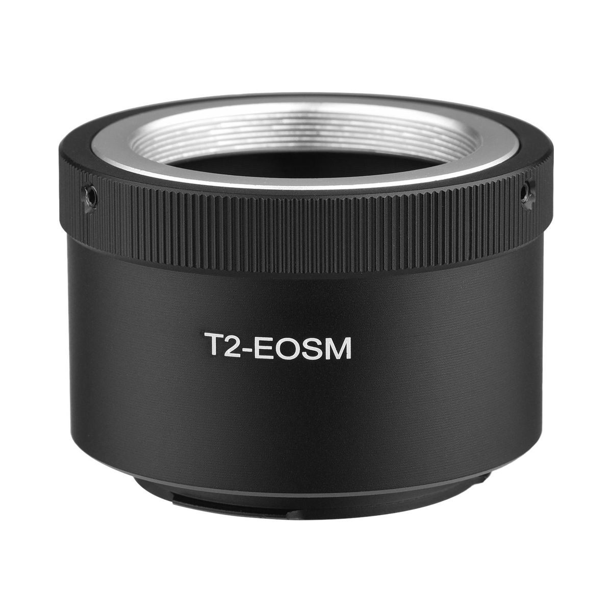 Manual Lens Mount Adapter Ring Aluminum Alloy for T2-Mount Lens to Canon EOS M1/M2/M3/M5/M6/M6 Mark II/M10/M50/M100/M200 EF-M Mount Mirrorless Camera