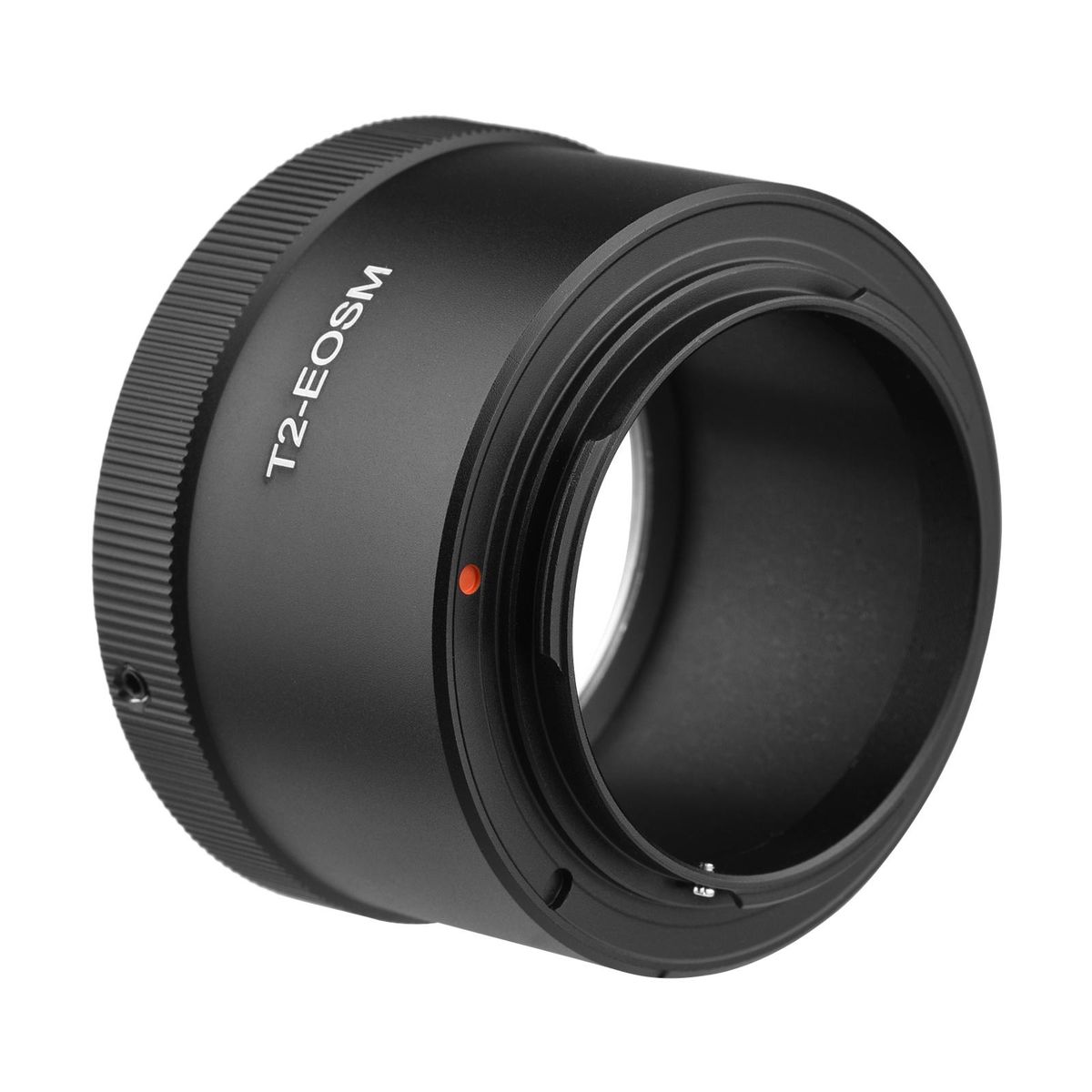 Manual Lens Mount Adapter Ring Aluminum Alloy for T2-Mount Lens to Canon EOS M1/M2/M3/M5/M6/M6 Mark II/M10/M50/M100/M200 EF-M Mount Mirrorless Camera