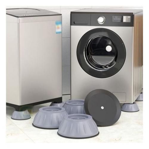 4 Anti Vibration Stands For Washing Machine And Fridge