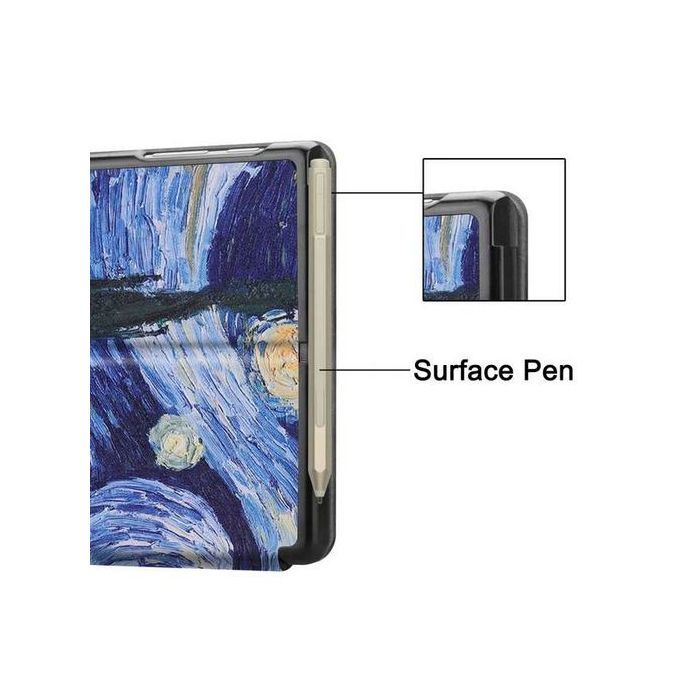 Magnetic Smart Case For Microsoft Surface Go 10 10.1 +-Blue