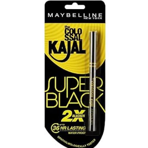 The Colossal Kajal - Super Black (2X Blacker) Waterproof 16Hours Intense Pencil