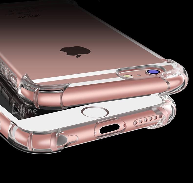 Apple IPhone 6 Plus 6s Plus Case Airbag Cover Clear Transparent Soft TPU For IPhone 6 6s Case Casing Mobile Phone Protector Cheap XIAO-Y
