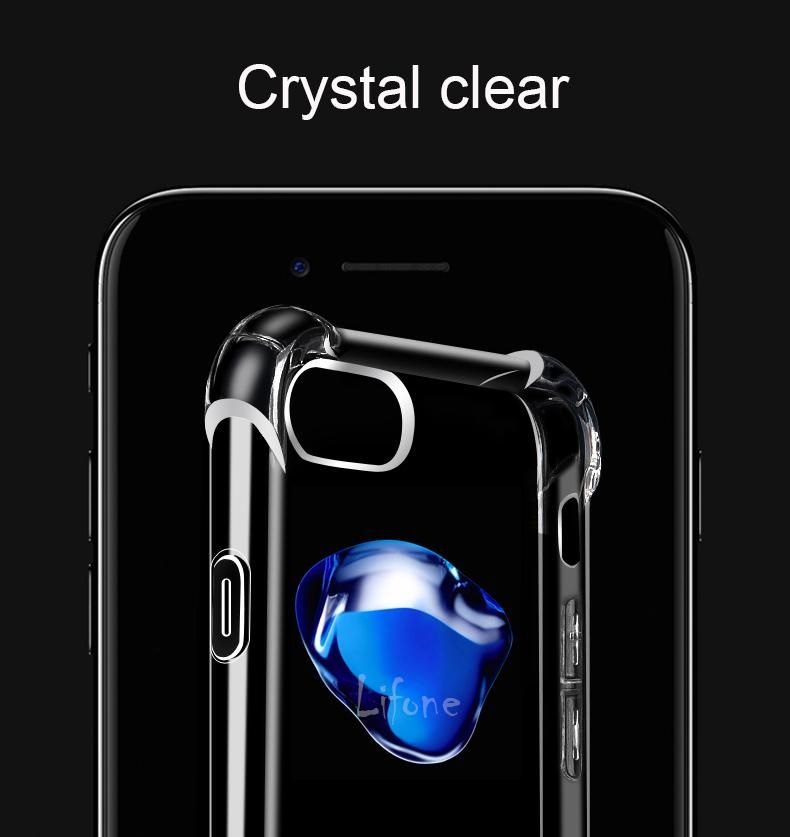 Apple IPhone 6 Plus 6s Plus Case Airbag Cover Clear Transparent Soft TPU For IPhone 6 6s Case Casing Mobile Phone Protector Cheap XIAO-Y