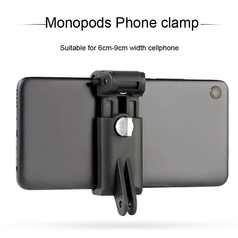 Selfie Sticks Monopods Mount Phone Clamp For IPhone, Samsung, HTC, Sony, LG And Other Smartphones(Black)