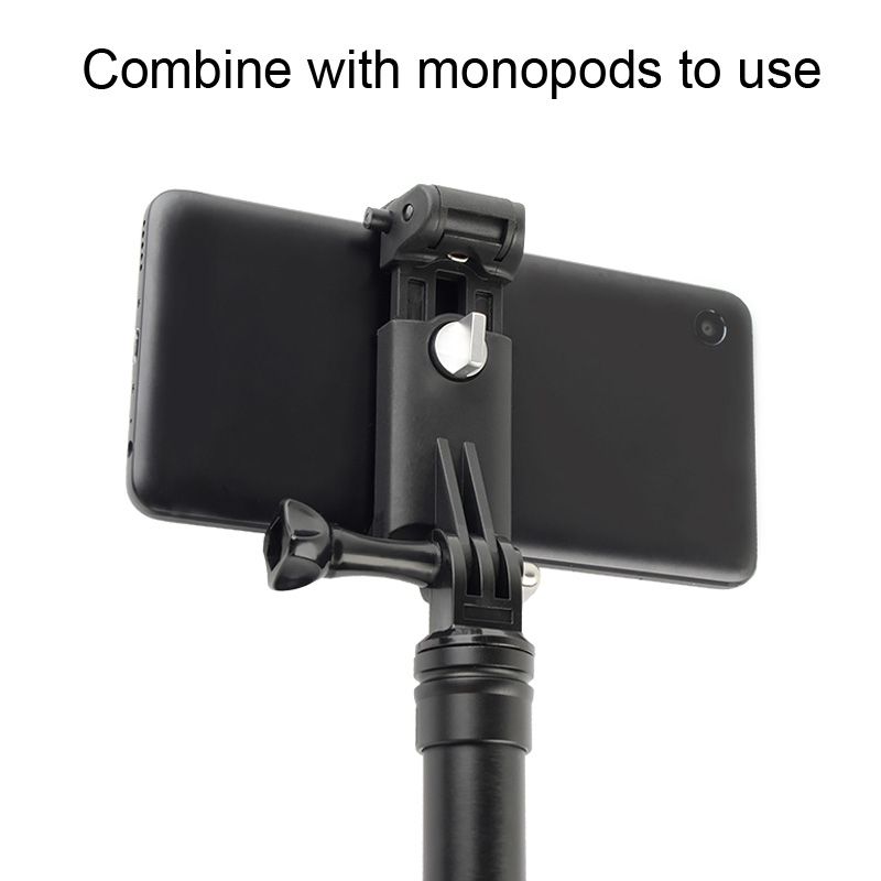 Selfie Sticks Monopods Mount Phone Clamp For IPhone, Samsung, HTC, Sony, LG And Other Smartphones(Black)