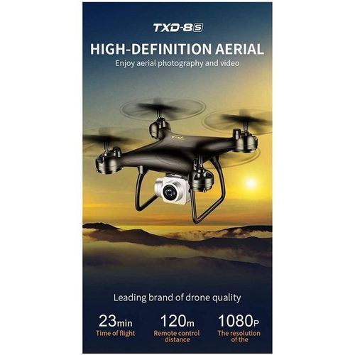 8S(L) 4K HD RC WiFi FPV Long Fly Drone With 2 Batteries