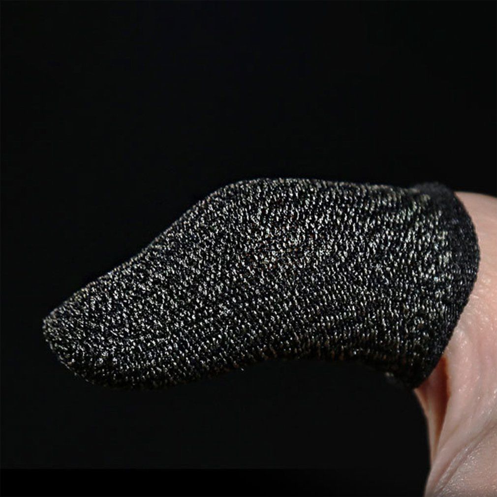 Mobile Phone Gaming Sweat-Proof Finger Cover 2PCS Fingertip Gloves Game