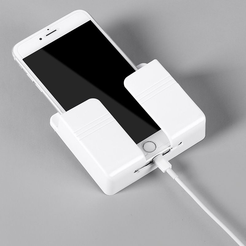 Wall Mount Phone Charger And Remote Holder