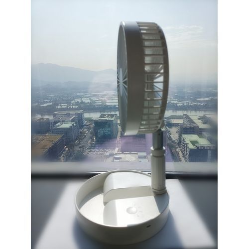 Folding Fan Desk Fan Adjustable Portable Rechargeable Fan