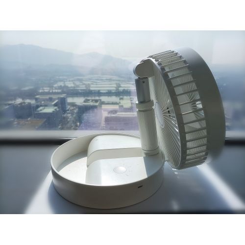 Folding Fan Desk Fan Adjustable Portable Rechargeable Fan