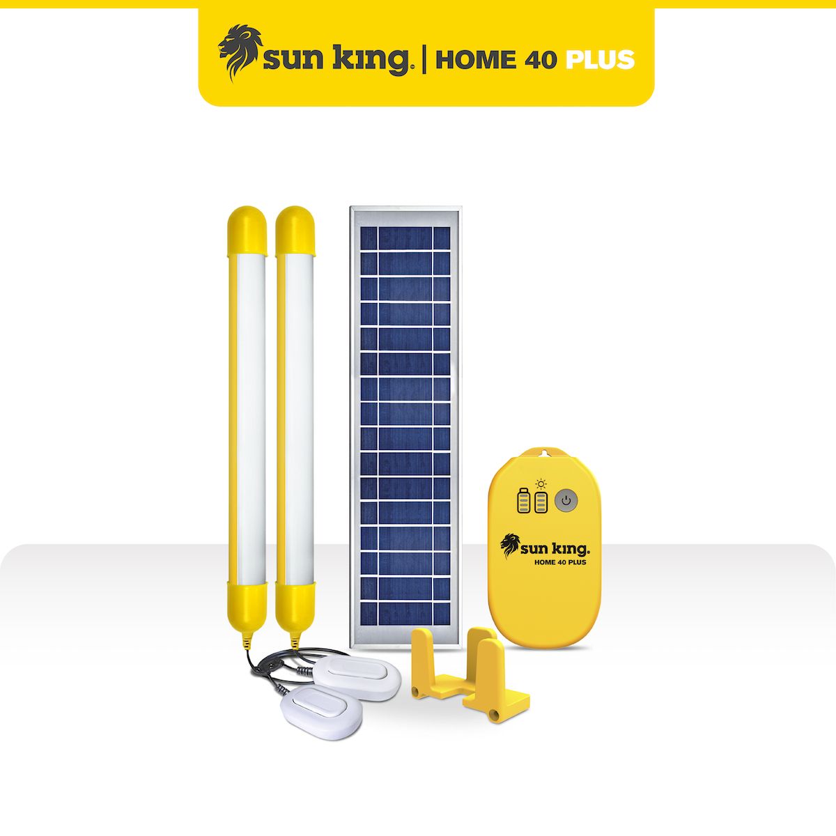 Home 40 Plus Solar Home Light System - Yellow