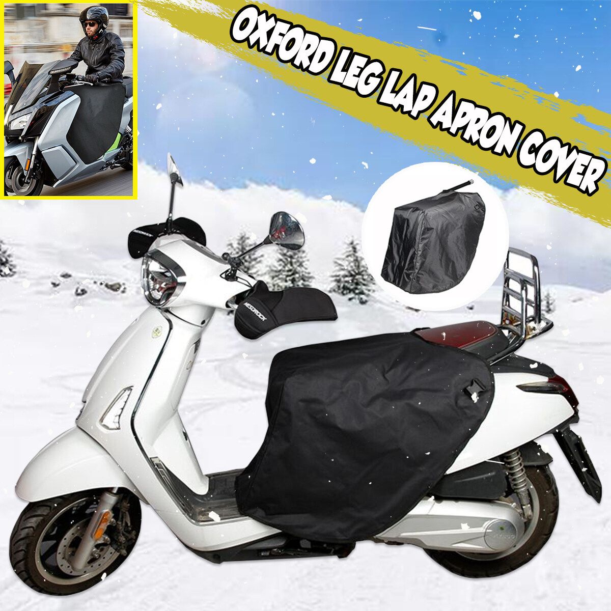 Windproof Waterproof Urban Motorcycle Scooter Moped Leg Apron/Cover Protector