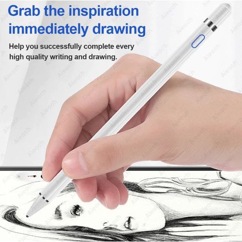 Touch Screen Pen Stylus For Smartphone Tablet - White
