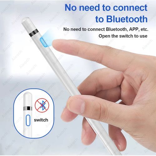 Touch Screen Pen Stylus For Smartphone Tablet - White