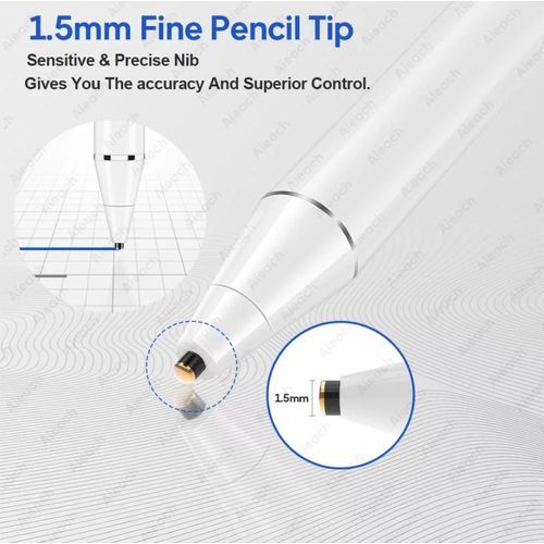 Touch Screen Pen Stylus For Smartphone Tablet - White
