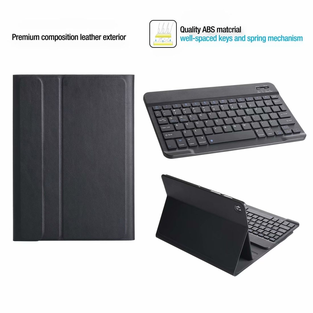 ST500 For Samsung Galaxy Tab A7 T500/T505 10.4 Inch 2020 Ultra-thin Detachable Bluetooth Keyboard Leather Case With Stand & Sleep Function & Backlight(Rose Gold)