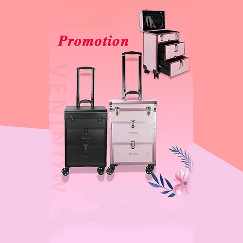 Professional Trolley Make-up Box