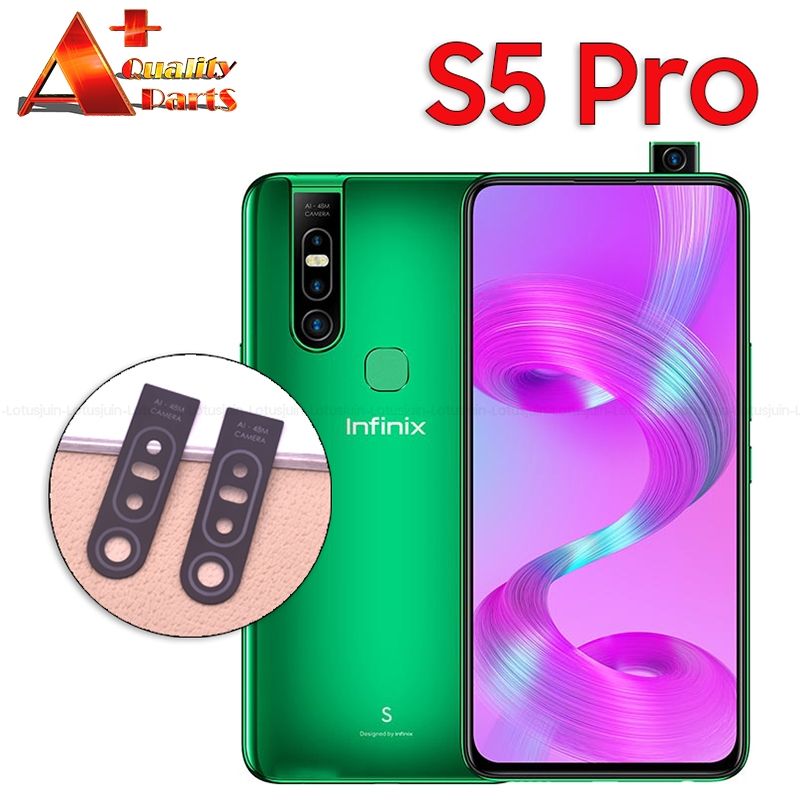 For Infinix S5 Pro X660 Back Rear Camera Lens Glass Cover