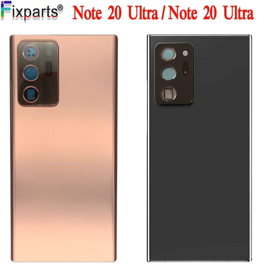 New For Samsung Galaxy Note20 Ultra Back Cover Glass For 20