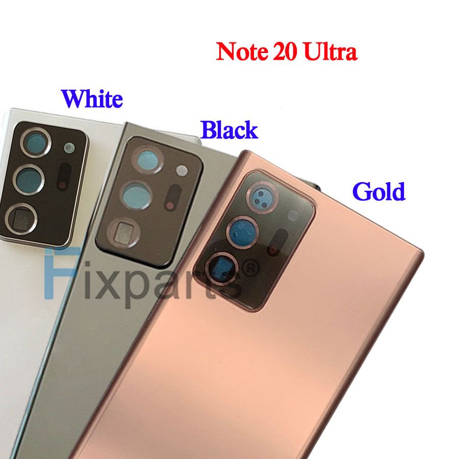 New For Samsung Galaxy Note20 Ultra Back Cover Glass For 20