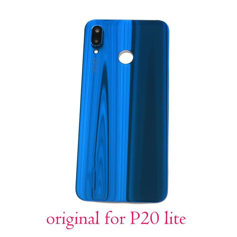 Genuine New For Huawei P20 Lite Back Cover Glass Frame Lens