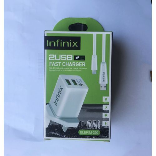 2 USB 6A Super Fast Charger Adaptive Charging For Android Phones