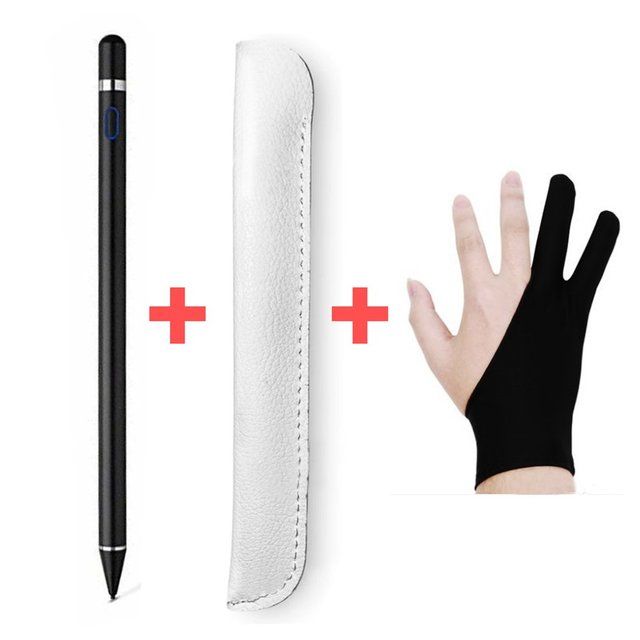 Stylus Pen Cover Glove Set Universal Capacitive Stylus Pen