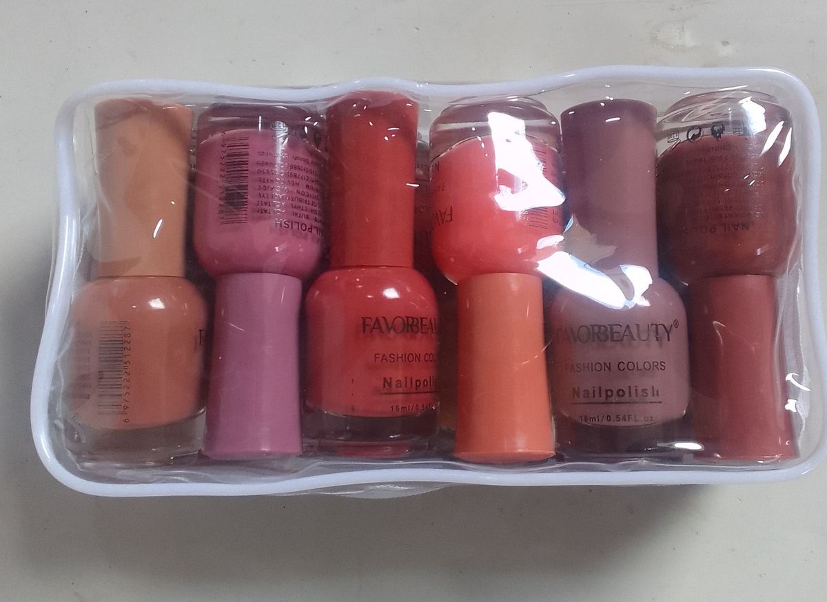 SET OF 12 NUDE NAIL POLISH COLLECTION