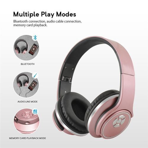 E T 2 In 1 Bluetooth Headphones Over Ear With Calling Speaker Wireless Headphones  Fordable Stereo