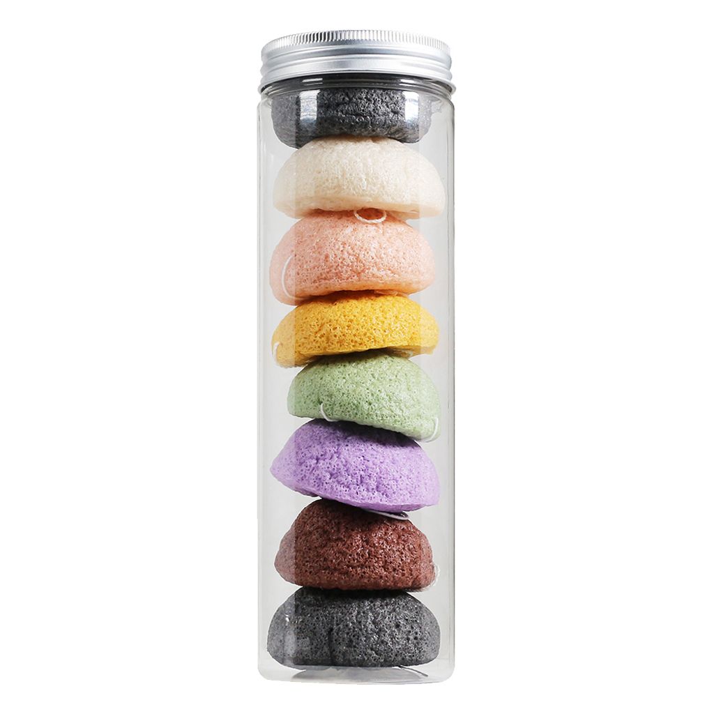 8x Konjac Exfoliating Facial Sponges -For Facial Polishing And Deep