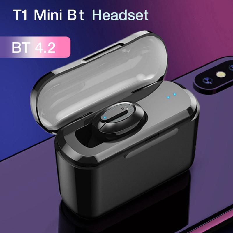 T1 Mini Ear Buds Sports In-ear Wireless-Black
