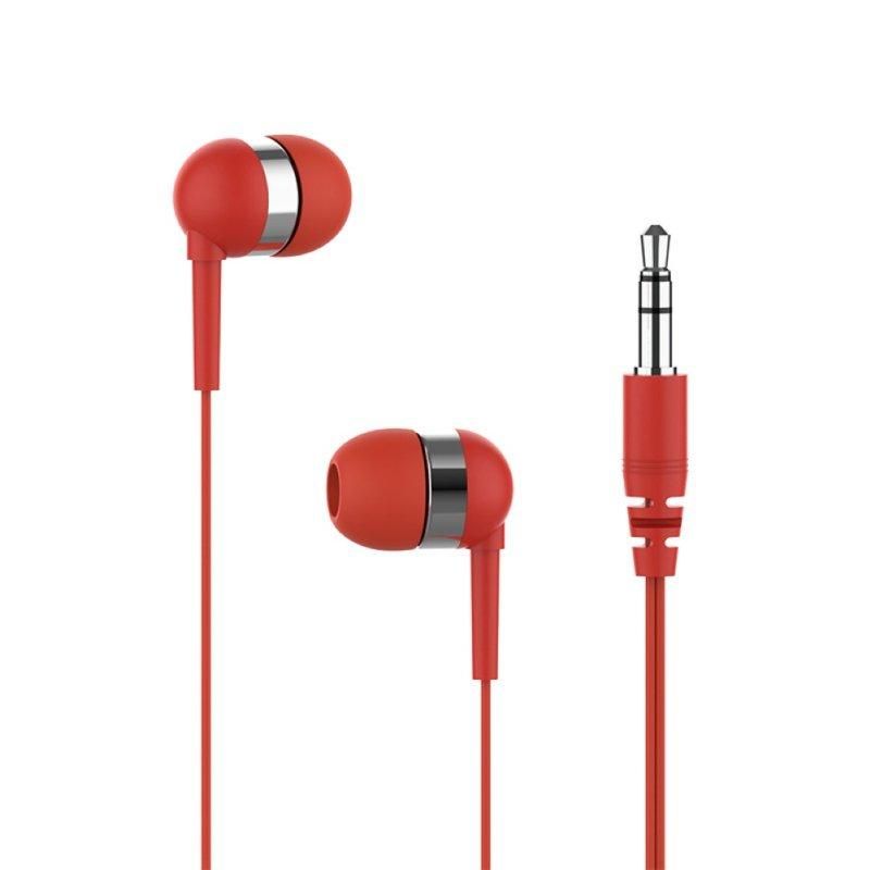 Universal 3.5mm Plug In-Ear Noise Canceling HiFi Wired-Black