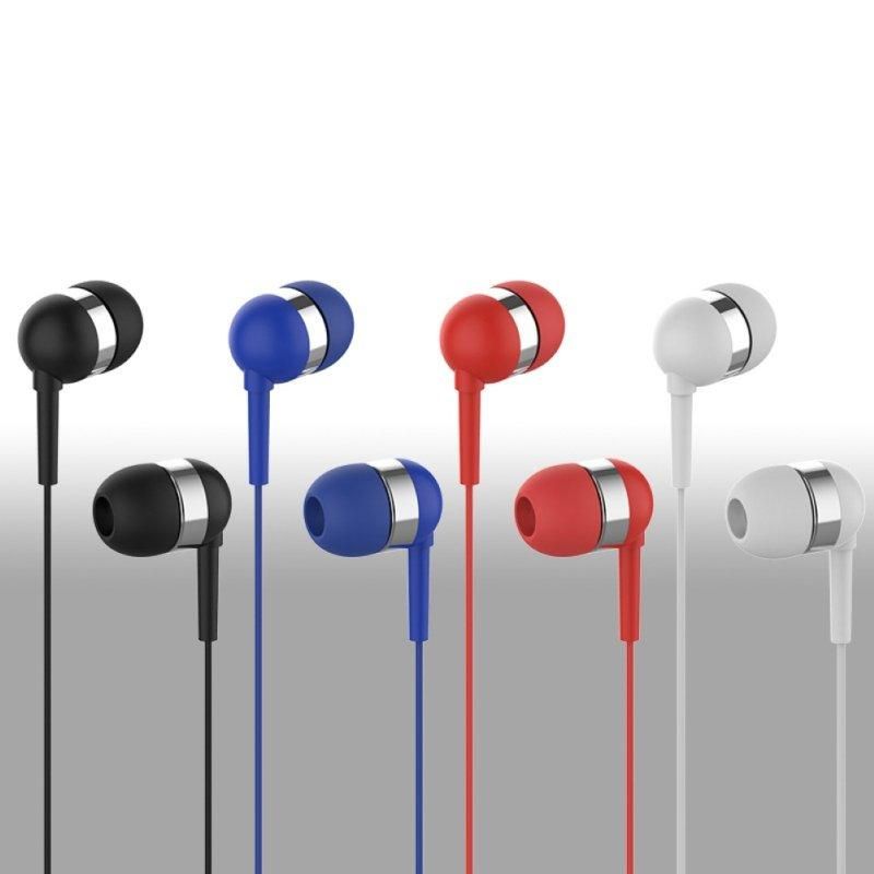 Universal 3.5mm Plug In-Ear Noise Canceling HiFi Wired-Black