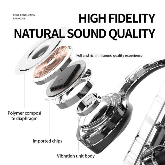 K69 green Bluetooth life waterproof earphones bone conduction earphones