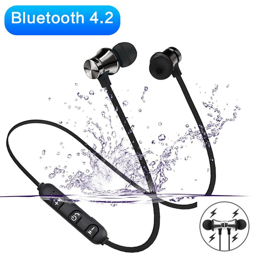 Magnetic Wireless Bluetooth-compatible 4.2 In-Ear-Blue