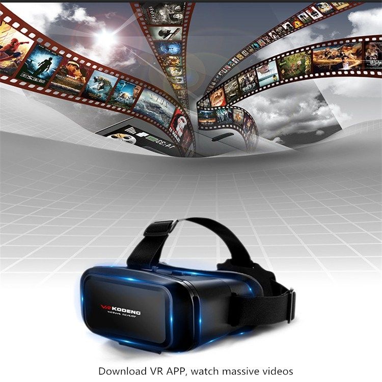 KUDENG Magic Hel Met K2 Smart VR Glasses Mobile Phone 3D Theater Suitable For 4.7-6.9 Inch Mobile Phones