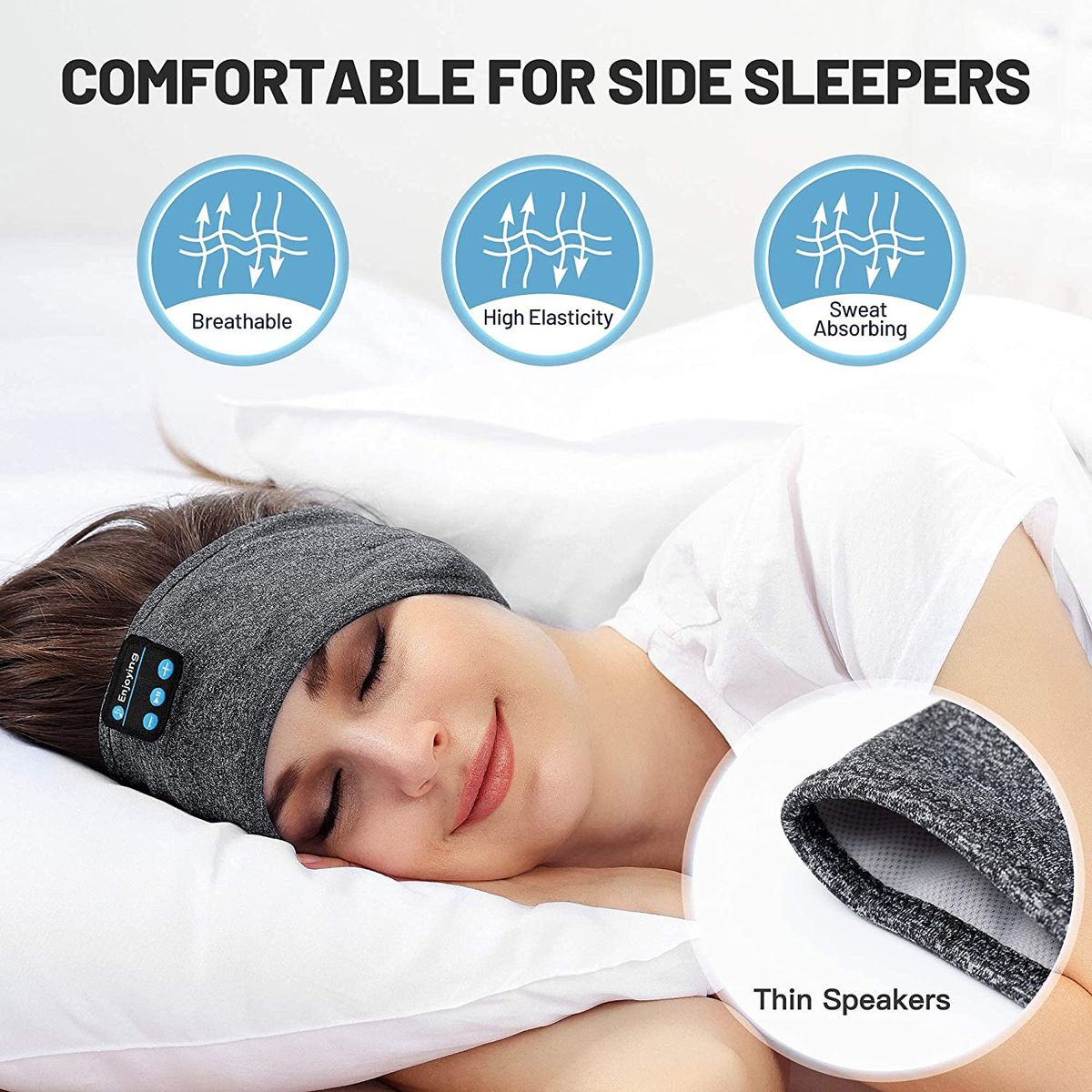 Wireless Sleeping Headphones, Bluetooth Sports Headphones