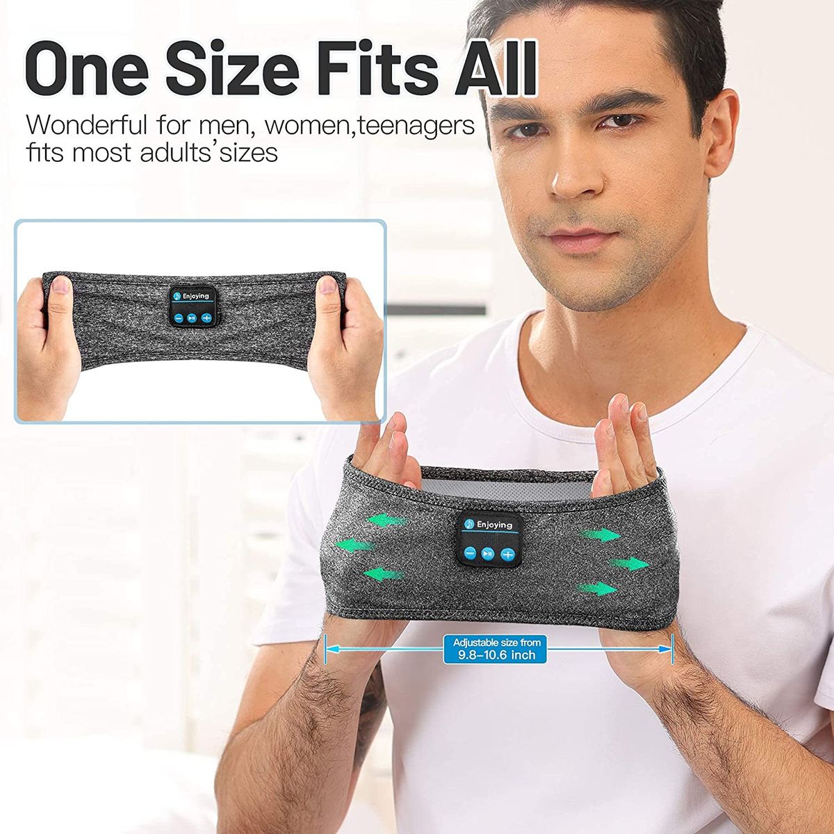 Wireless Sleeping Headphones, Bluetooth Sports Headphones