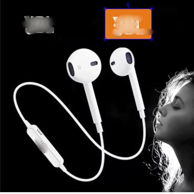 Earphone in Ear Wireless Bluetooth With Noise Cancellation Headset S6