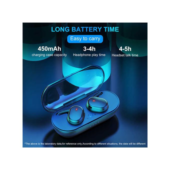 Y30 Wireless Headphones Bluetooth Touch Control Sport Headset Waterproof Microphone Music Earphones Works On All Smartphones