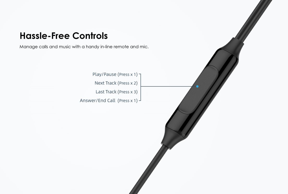 IEP-21 Excellent Sound With Mic Wired Earphone