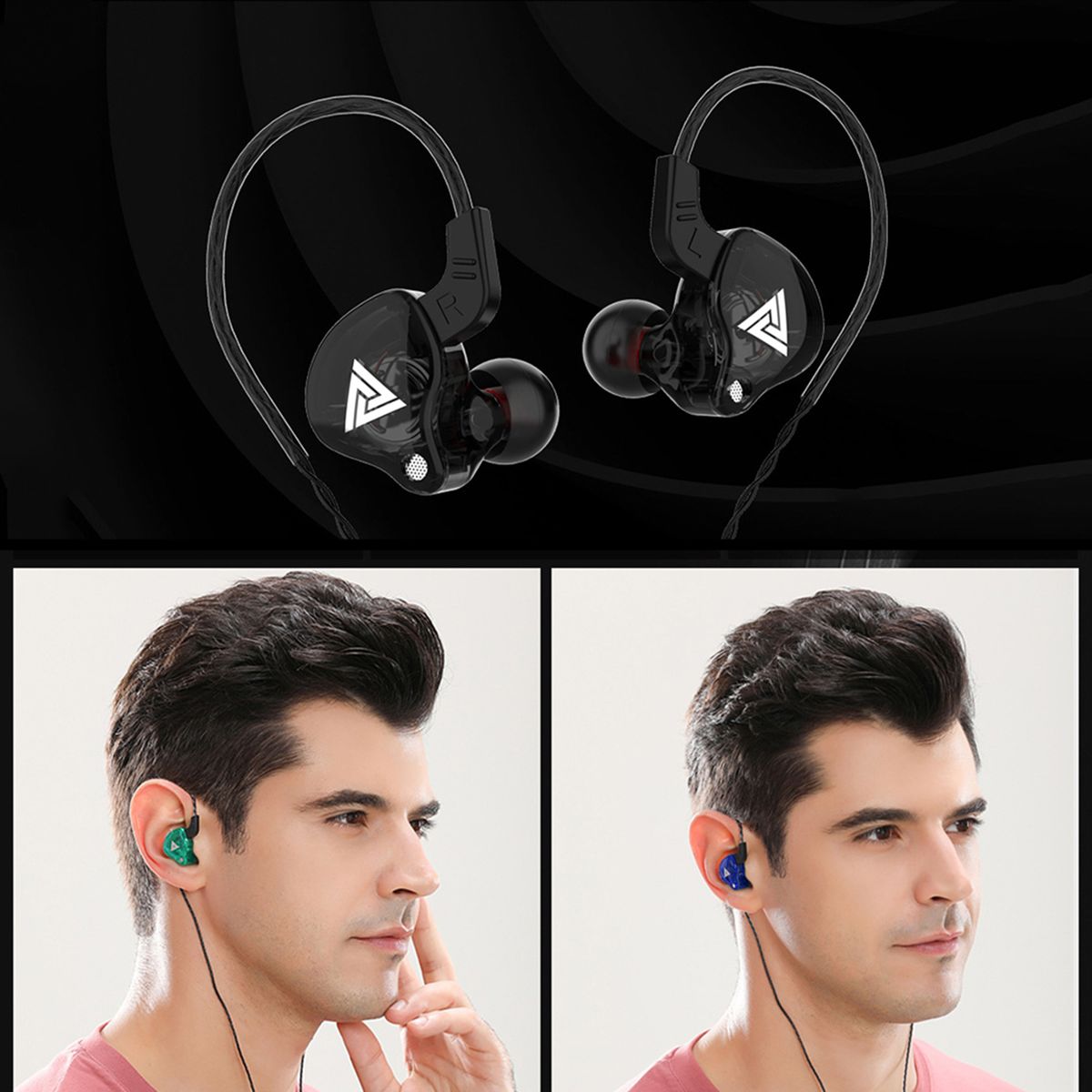 AK6 Universal 3.5mm HiFi Sport Headphones In Ear