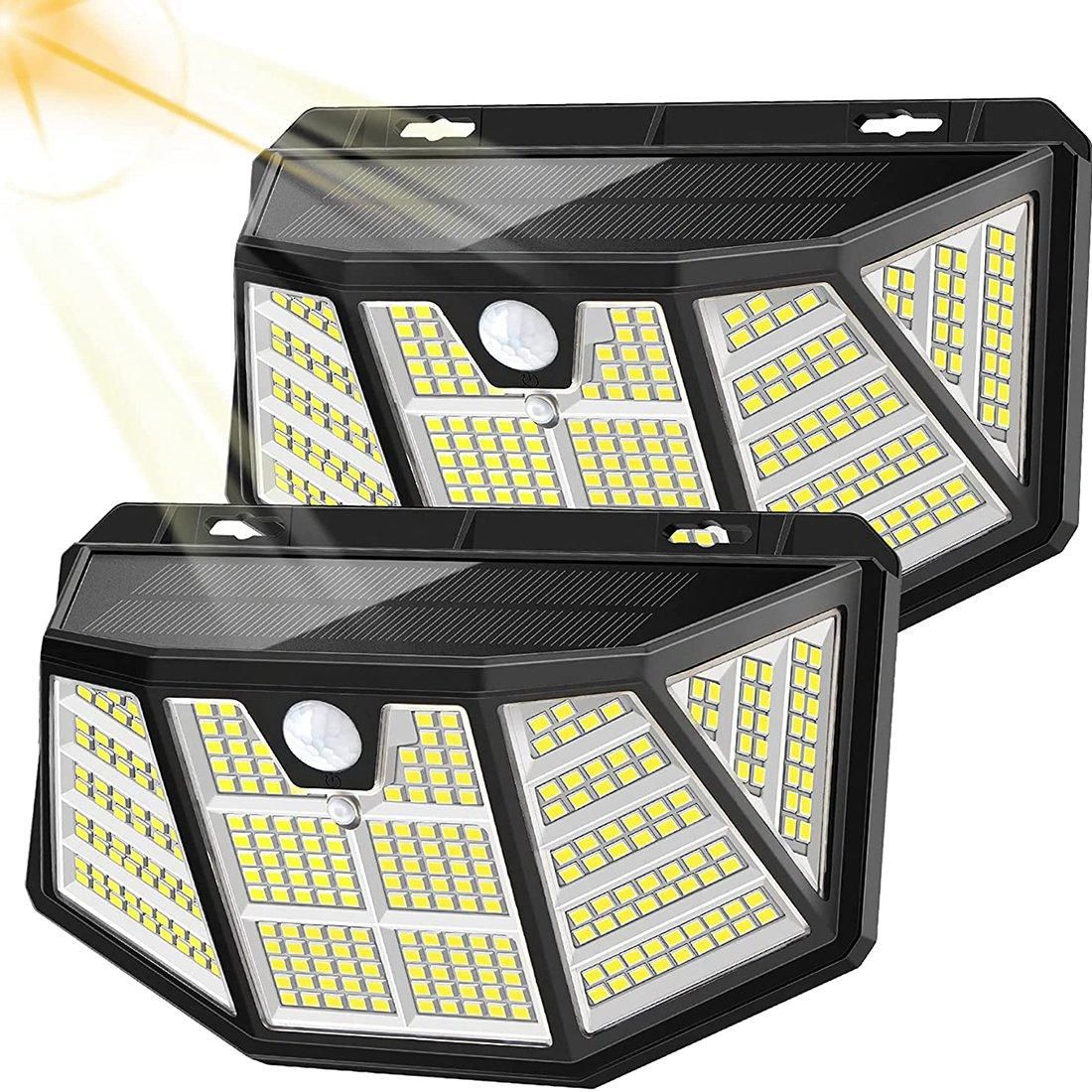 Solar Outdoor Lights 310 LEDSolar Motion Lights,270 Degree