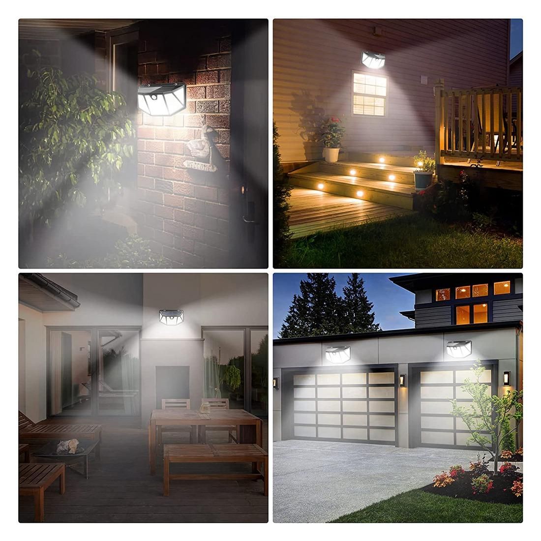 Solar Outdoor Lights 310 LEDSolar Motion Lights,270 Degree